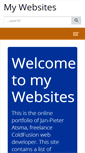 Mobile Screenshot of mywebsites.janpieter.com